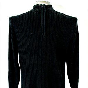 XG mens Large black gray 1/2 ZIP Sweater pm1